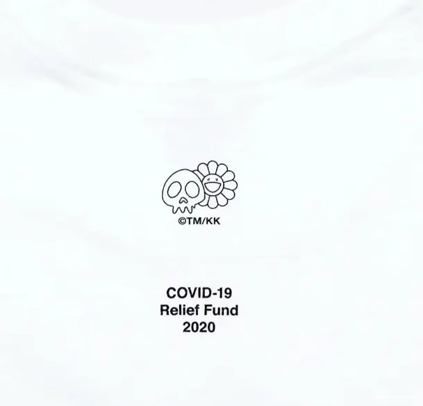 L Logo branded T-shirt Village S COVID-19 Tee Charity Short Sleeve Relief Shanglong M XL Box Co 0724